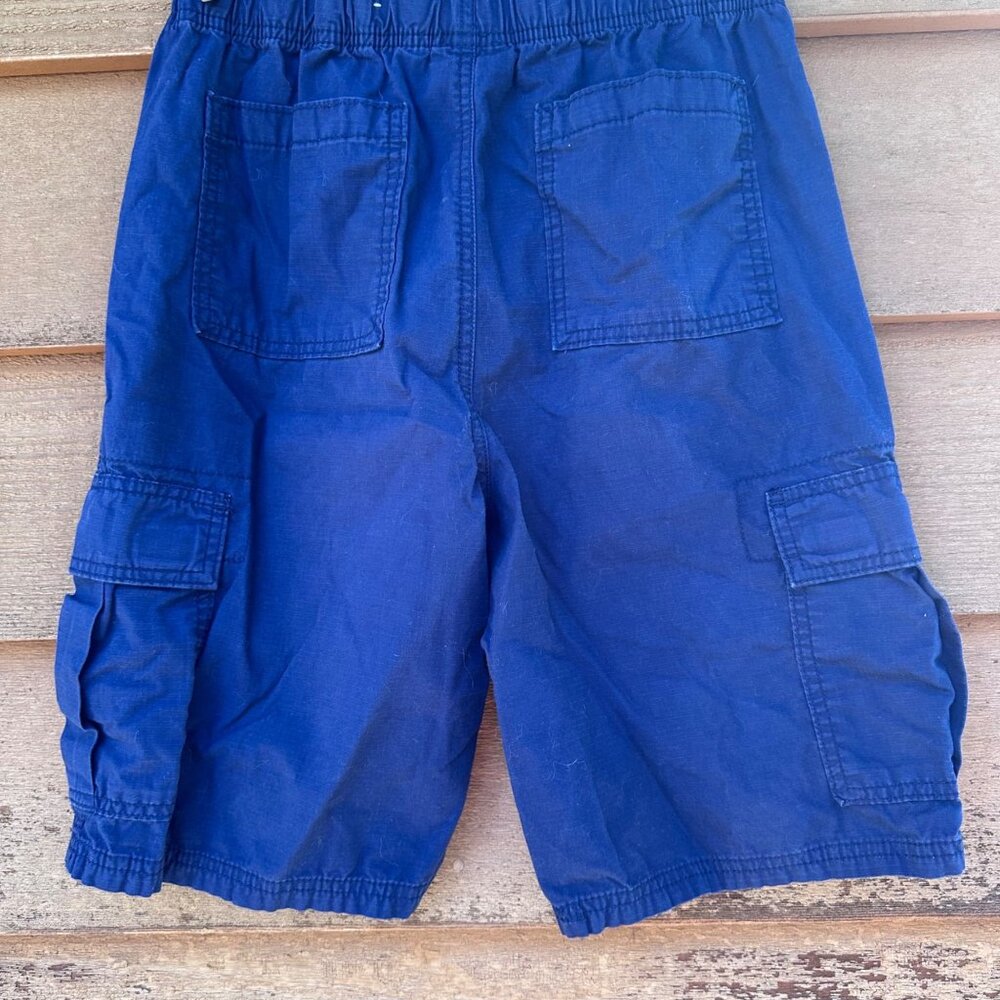 Boys Navy Blue Cargo Shorts Size 16 With Adjustable Waist By The Childrens Place - Picture 7 of 7